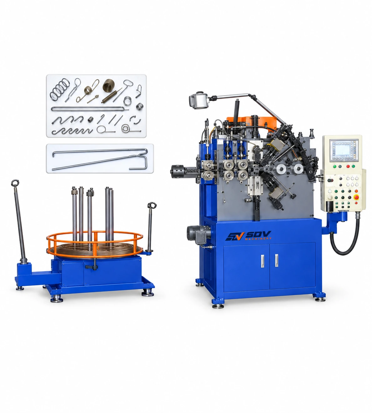 Пружинонавивочный станок SDV-EY-230-PNC–SDV-EY-430-CNC