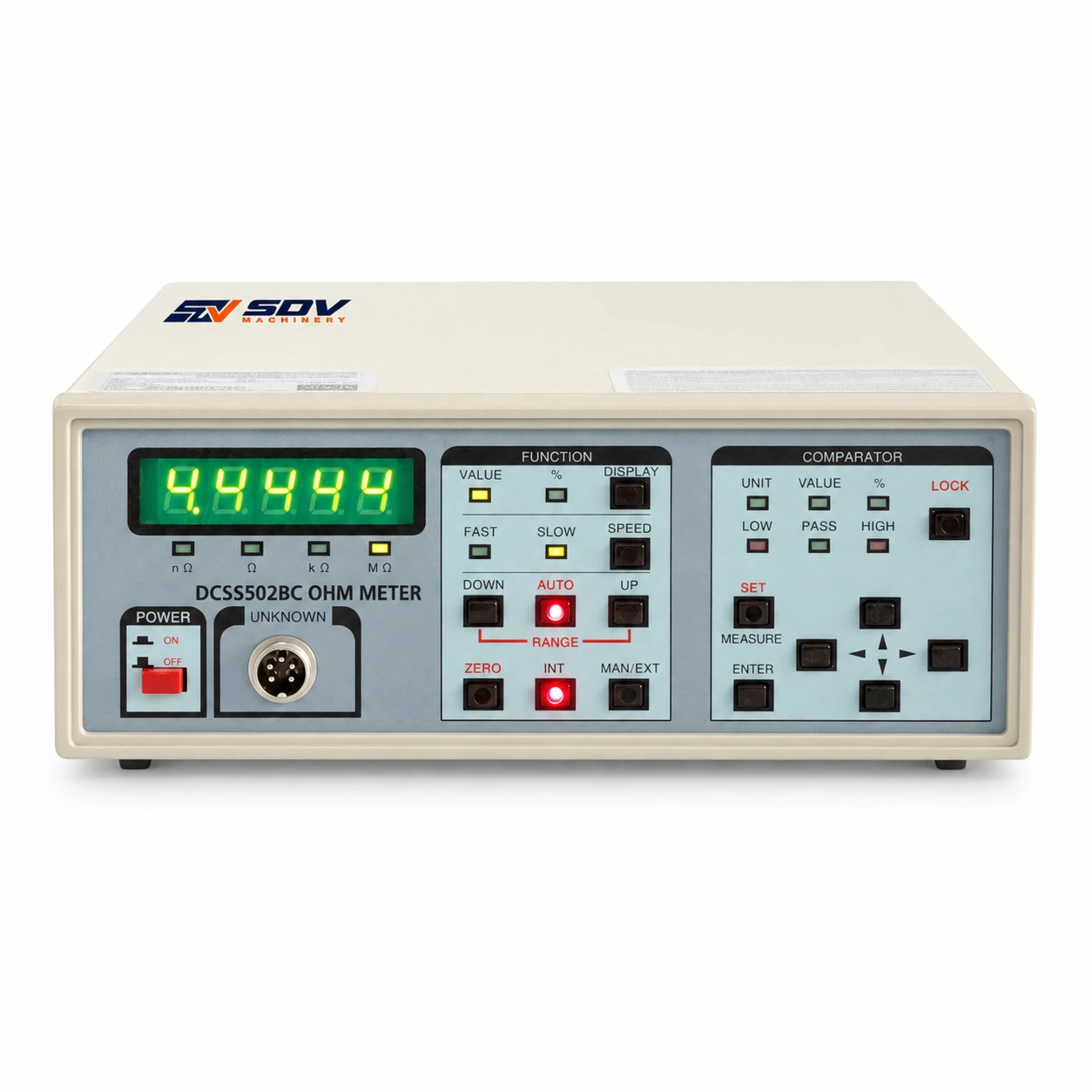 Цифровой прецизионный микроомметр сопротивления постоянному току SDV-DCSS502BC