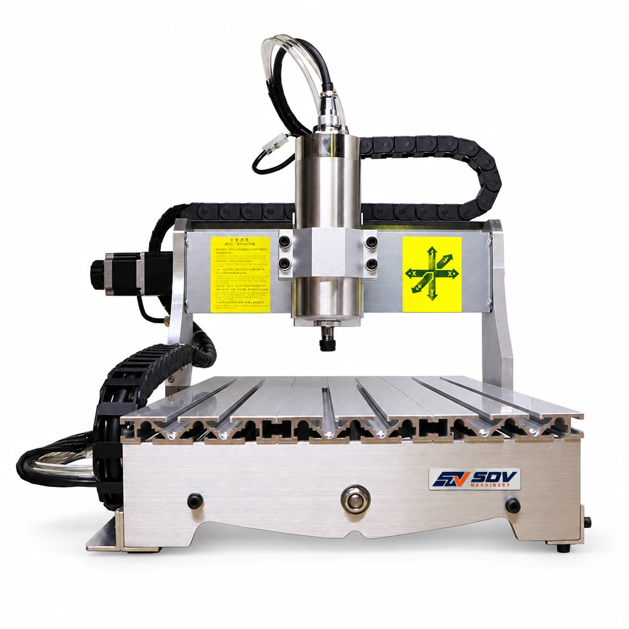 MACH3 USB CNC SDV-6040 Фрезерный станок - металл, сталь, 3D-фрезерование, 4 оси, 2200 Вт