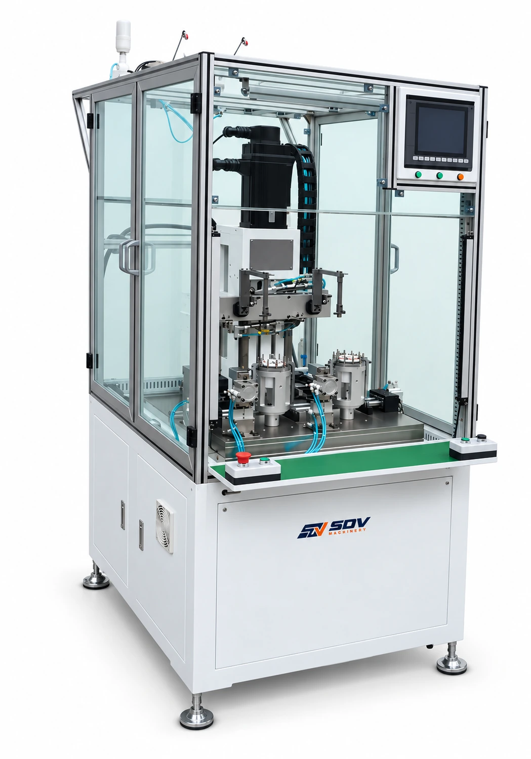 Двухстанционная машина для намотки статора SDV-GW-DS09
