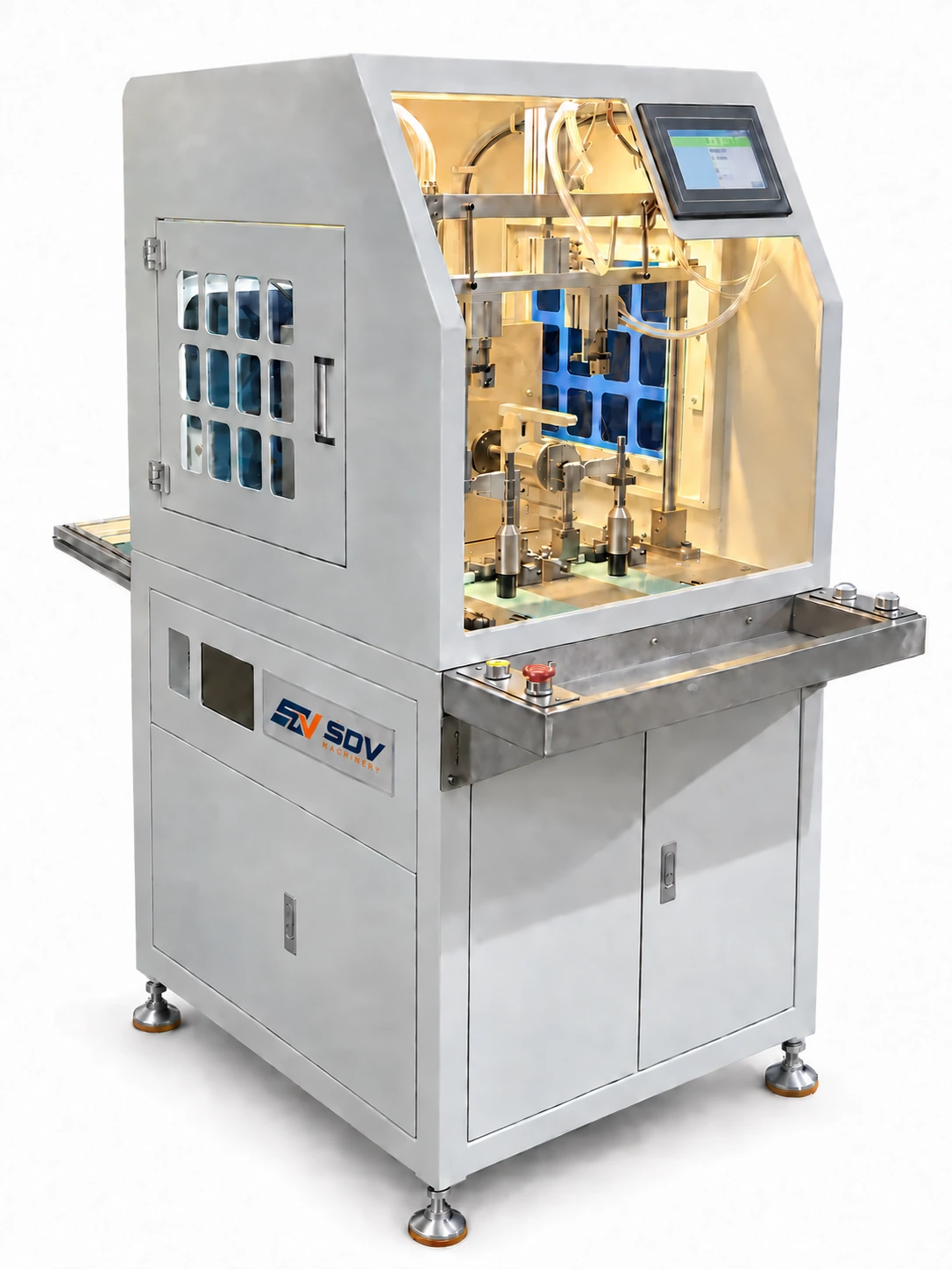 Машина для обмотки статора двигателя с рольставнями SDV-GW-M60-7